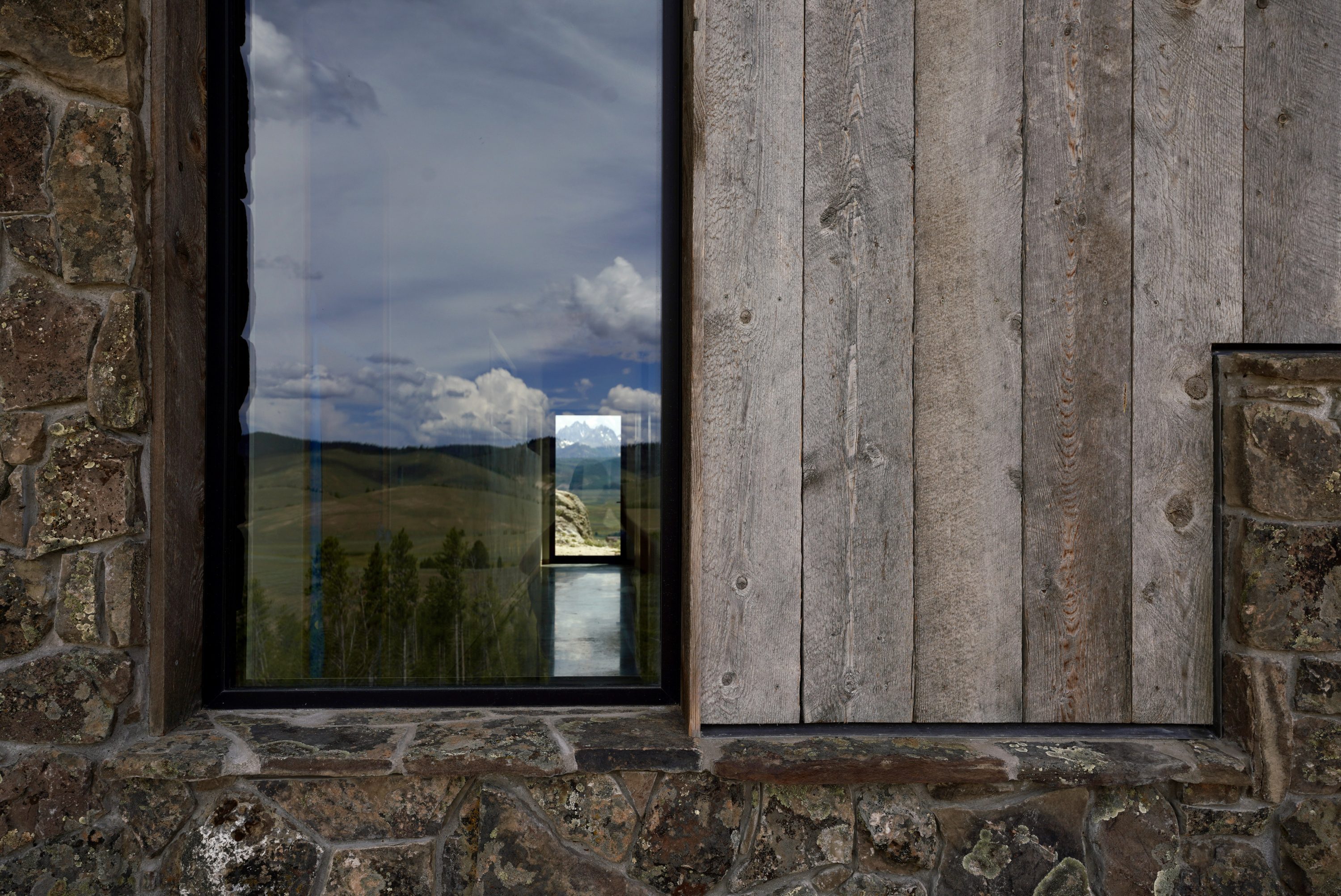 Rustic Architecture Stanley Idaho Rustic and reclaimed wood siding on a Stanley Idaho home.