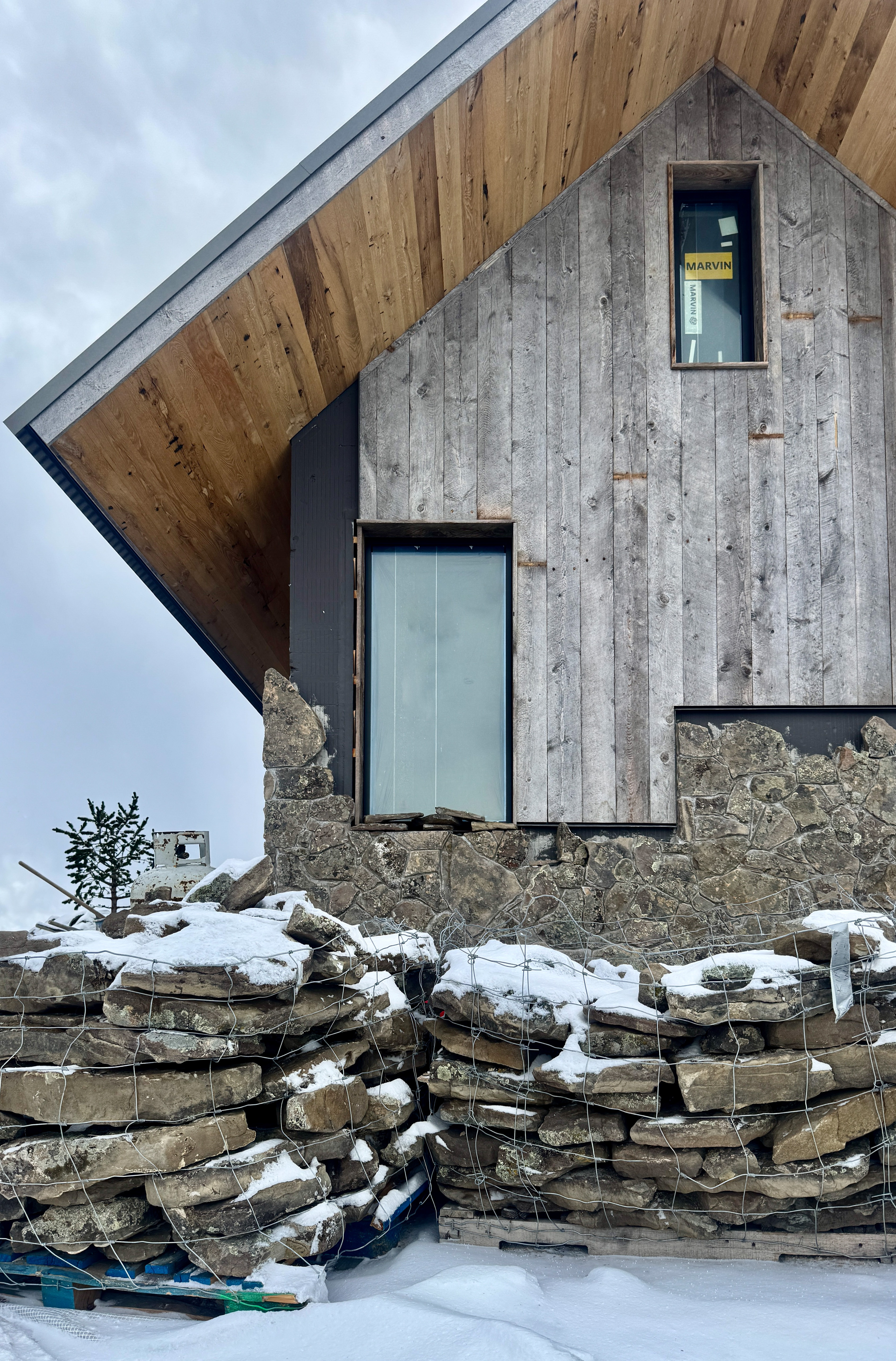 Sawtooth Stone cabin