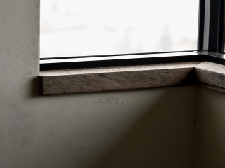 Lime Plaster in Stanley Idaho Cabin Interior